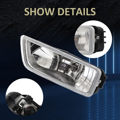 Front Bumper Driving Fog Light Lamp w/Wiring for Honda Accord 2003-2007 4DR