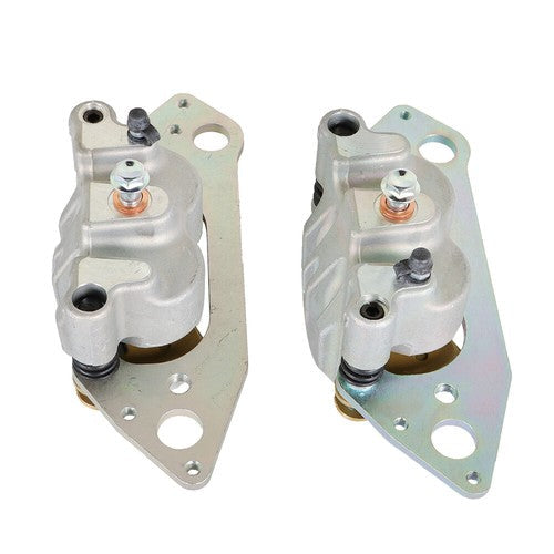 Front Brake Calipers W/Pads For Polaris Ranger XP 800 2010-13 900 2012-2015 ATV