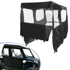 Full Cabin Cab Enclosure Soft Door for Polaris RZR-4 800 900 2010-2014 Black