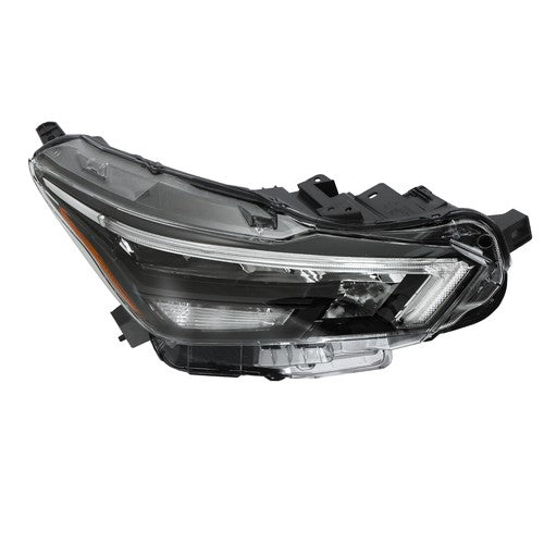 For Nissan Versa 2020-2021 Passenger Side Headlight Replacement Chrome Housing