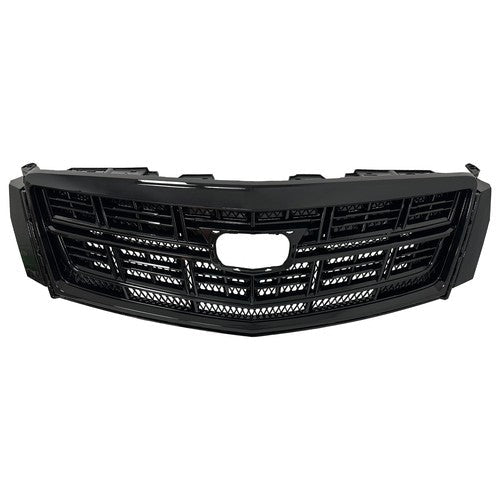 Front Bumper Black Upper Grille Lower Grill 2PCS for 2013-2017 for Cadillac XTS