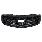 Front Bumper Black Upper Grille Lower Grill 2PCS for 2013-2017 for Cadillac XTS