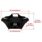For Harley 1998-2013 1999 Road Glide FLTR EFI  Black ABS Inner & Outer Fairing
