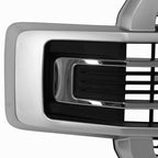 Ingot Silver Front Bumper Grille Grill for 2018-2020 for Ford F-150 Limited