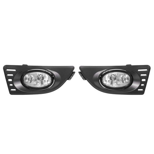 Front Bumper Clear Fog Lights Lamps Pair w/wiring for 2005-2007 for Acura RSX