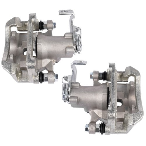 2Pcs Rear Driver & Passenger Brake Caliper with Bracket for Kia Soul 2014-2018