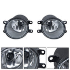 Clear For Toyota Yaris Hatchback 2006-2008 Fog Light Lamp Assembly W/Black Bezel