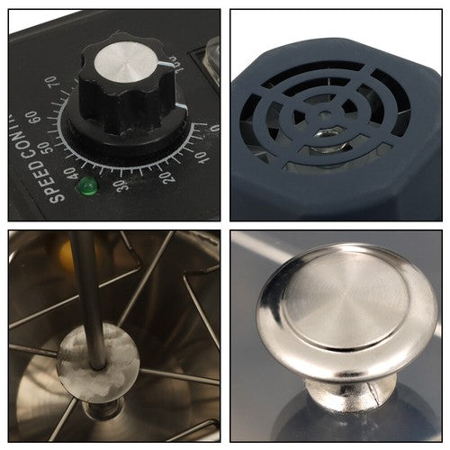 2/4 Frames 1300RPM Electric Honey Extractor Beekeeping Equipment Stainless Steel