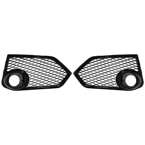 Fog Light Lamp Covers Fit 2017-2021 for Honda Civic Type R Black Open Mesh