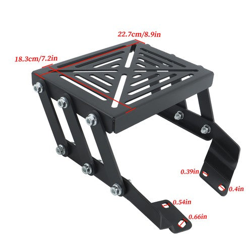 NEW Fit for Y15 LC135 FIV8 Support Tour Pack Motorcycle Trunk Mount Carbon Steel