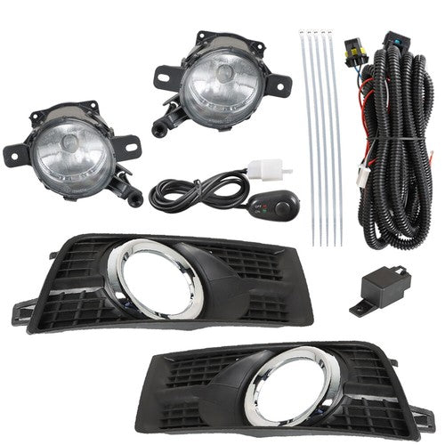 Pair Left+Right Fog Lamps Assembly For Cadillac SRX 2012-2016 GM2592301