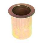 3/8-16 Carbon Steel Rivet Nut Flat Head Threaded Insert 50Pcs