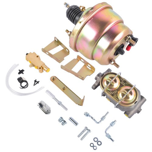 7" Zinc Power Brake Booster Conversion Kit for Chevy Impala Bel Air 1959-1964