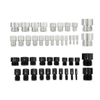 Nut and Bolt Gauge 23 Metric & 21 Inch 44 Pcs Nut and Bolt Thread Checker in Box