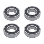 62/28-2RS Deep Groove Ball Bearings 4 Pcs 28mmx58mmx16mm Double Rubber Sealed