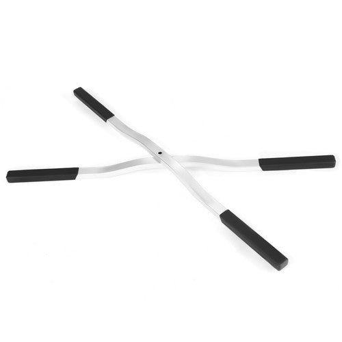 Universal 2 Piece Snowmobile Trailer Ski Tie Down Hold Down Bars With Black Boots