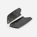 Pair Rear Bumper lip Spoiler Splitter Diffuser CF For 08-16 Nissan GTR GT-R R35