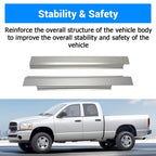 Slip On Rocker Panels for 02-08 Ram 1500 03-09 06 07 2500 3500 Standard Cab 2Dr