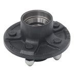 Idler Hub Round Spindle Kit Trailer Hub Kit With Bearing Kit For 5 Lug × 4.5"
