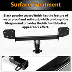 Class 3 Black Trailer Tow Hitch 2 Inch Receiver For Subaru Outback Sport Wagon 10-19