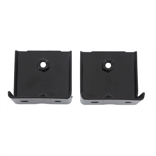 Left+Right Side Black Metal Suit For 16-18 Silverado 1500 Front Bumper Bracket
