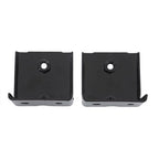Left+Right Side Black Metal Suit For 16-18 Silverado 1500 Front Bumper Bracket