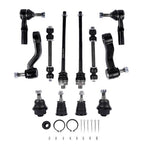 12Pcs Front Ball Joints Tie Rods Idler Pitman Arm for Chevy Silverado 2500 3500