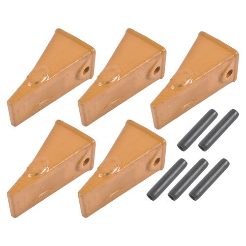 X156 X156S Dirt Teeth Bucket Teeth/Tooth with P156 Roll Pins 5 PCS Alloy Steel
