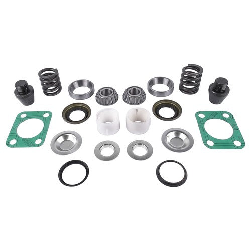 Front Axle King Pin Rebuild Kit For Dodge W250 W300 Bearing Bushing Spring Seal