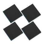 6" x 6" x 7/8" EVA Rubber Shock-absorbing Pad 4Pcs Anti Vibration Pads