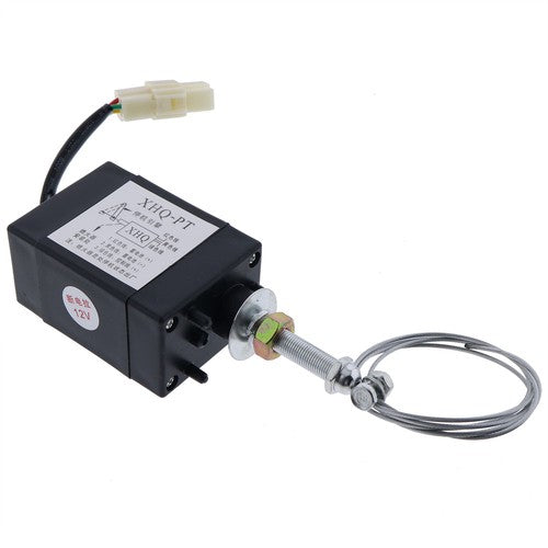 Electromagnetic XHQ-PT Valve Engine Stop Solenoid 12V Electric Throttle adjuster
