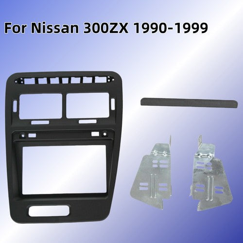 Double Din Car Radio Stereo Dash Kit Bezel for 1990-1999 Nissan 300ZX LHD