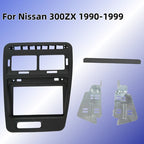 Double Din Car Radio Stereo Dash Kit Bezel for 1990-1999 Nissan 300ZX LHD