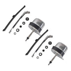 Stainless Windshield Wiper Motor Kit Street Hot Rod Universal Boat For Chevy 12V