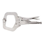 Adjustable 11" Locking C Clamp Pliers Grip w/ Swivel Pad Vise Jaws 5 Pcs