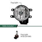 Front Halogen Fog Lights Lamps Pair for 2014-2018 for Toyota 4Runner for RAV4
