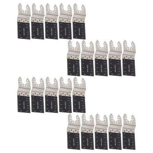20 Pcs 35-89mm Bi-Metal Oscillating Multi Tool Saw Blades Wood Metal Cut Cutter