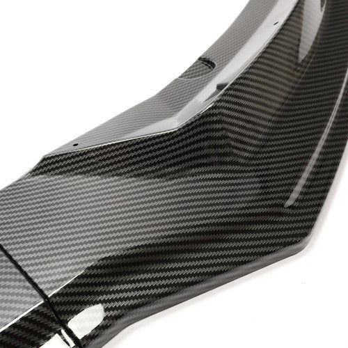 Front Bumper Body Lip Set for 2017 2023 Tesla Model 3 Carbon Style Splitter 3Pcs