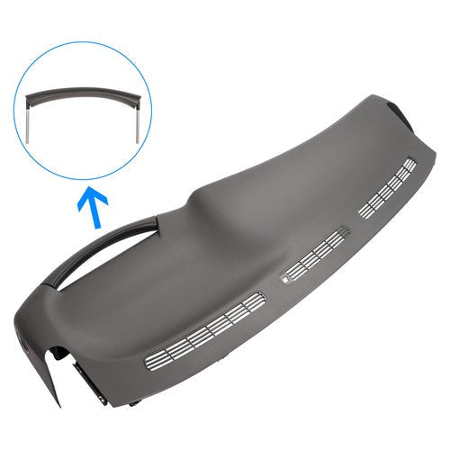 Replacement Molded Dash Cover for Silverado Sierra Tahoe 99-06 Gray