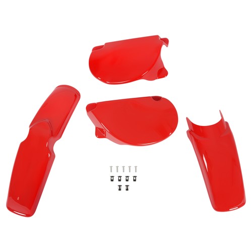 Plastic Kit Front Rear Fender Side Panels for 1977-1982 Honda XR75 XR80