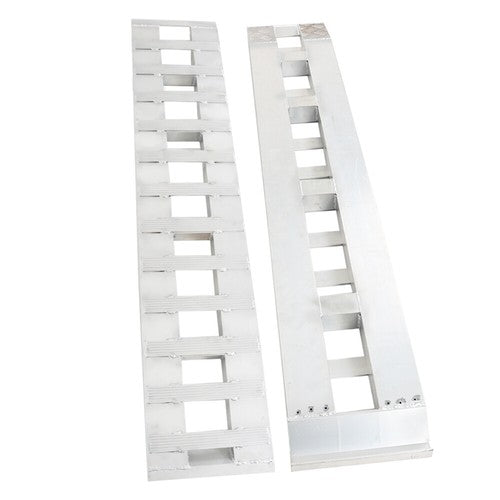 New 72"x15" Aluminum Ramps 2 PACK 6500Lbs Car Trailer Truck Hook End 1 Pair