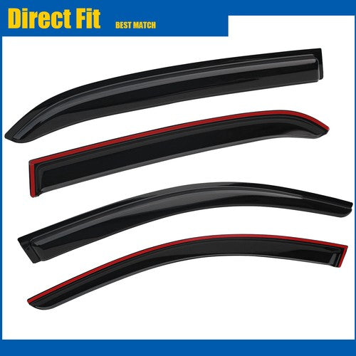 Window Trim Visors Rain Guard Deflector for 2003-2007 for Honda Accord Sedan