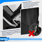 UTV Frame Cab Enclosure Soft Doors for Polaris Ranger 1000 XP 1000 2017-24