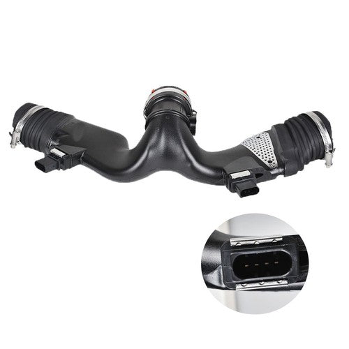 Black Front Engine Air Duct with Mass Sensor For Mercedes-Benz W211 W251 07-13