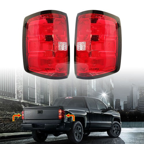 For 2014-2018 Chevy Silverado 1500 Rear Left & Right Side Brake Lamp Tail Light