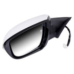 Left View Mirror Assembly with Turn Signal Lamp for Nissan Rogue SV SL Advance