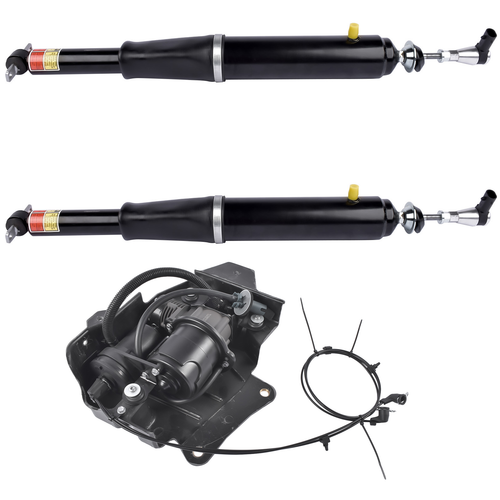 Rear Air Shock Absorbers + Compressor For Buick Lucerne Cadillac DTS 2006-2011