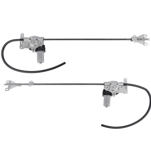 Front Power Window Regulator Set For 1999-2011 Freightliner Argosy With Motor
