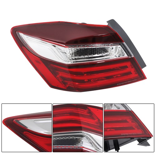 Left & Right Side Tail Lamps For Honda Accord 2016-2017 Pair Tail Lights Outer