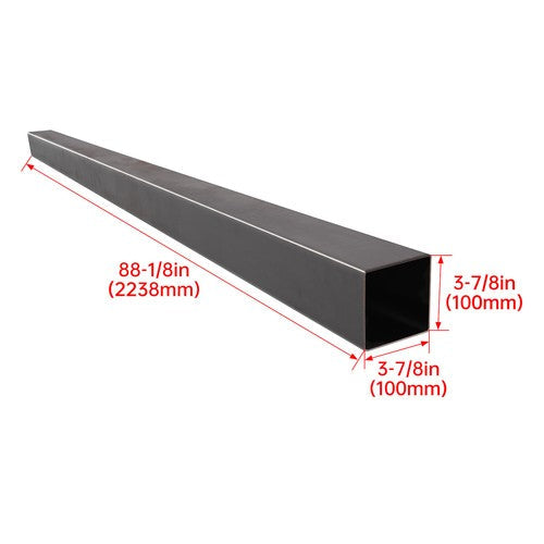 Steel Raw RV Rear Bumper Standard 4x4 With Bumper Plug For RV Camper